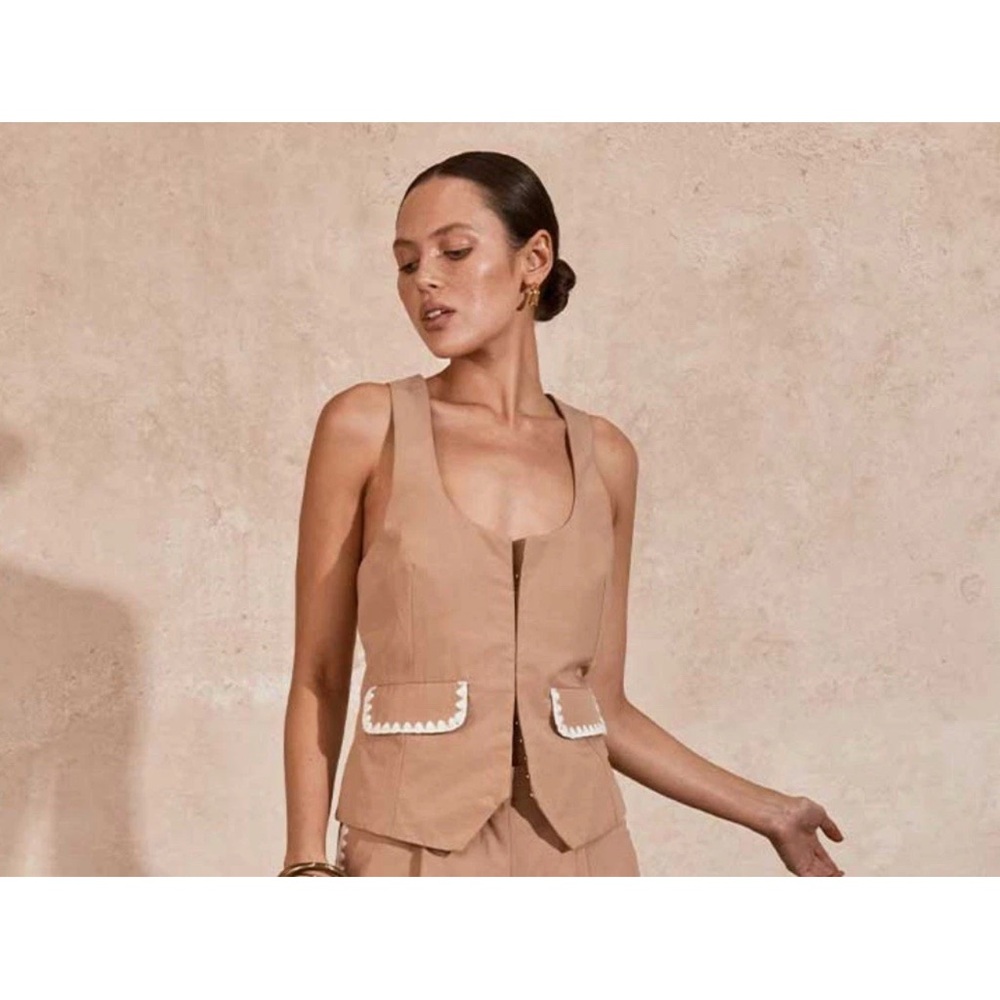 Nwt Anthropology Lisle Vest Top Size Small